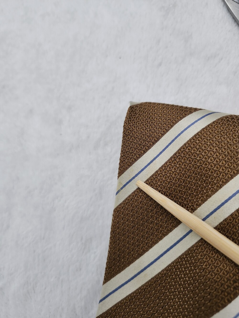 ERMENEGILDO ZEGNA Set of 3 Men's Multicolor Silk Cotton Blend Ties 60" x 3.75" - Picture 5 of 6